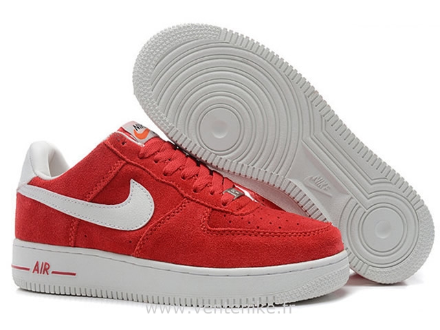 air force blanche et rouge homme